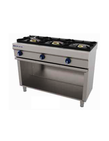 COCINA REPAGAS 3 FUEGOS CON BASE