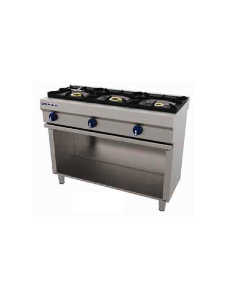 COCINA REPAGAS 3 FUEGOS CON BASE
