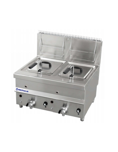 FREIDORA REPAGAS A GAS 12 + 12 L SOBREMESA FG-24/M