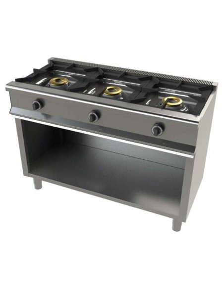 COCINA JUNEX 3 FUEGOS CON BASE