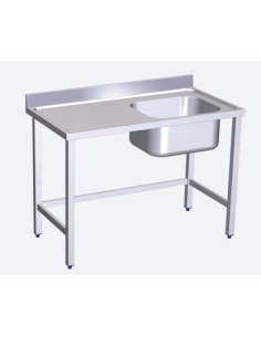 MESA CON CUBETA FONDO 60
