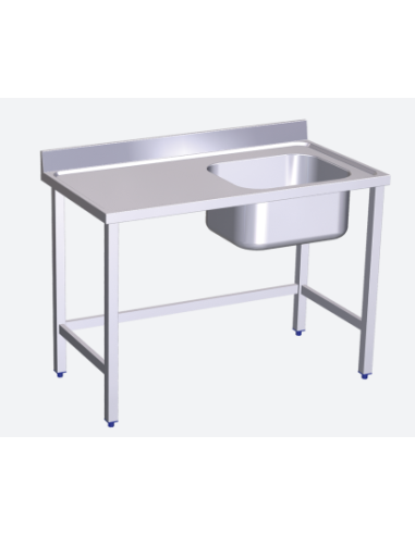 MESA CON CUBETA FONDO 60