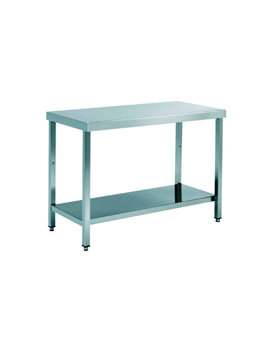 MESA CENTRAL CON BALDA FONDO 70