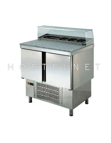 MESA FRIA PREPARACION CON EXPOSITOR MPGP100