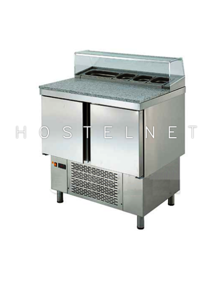 MESA FRIA PREPARACION CON EXPOSITOR MPGP100