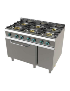 COCINA JUNEX 6 FUEGOS + HORNO (FONDO 700)