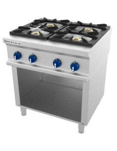 COCINA REPAGAS 4 FUEGOS + BASE (FONDO 750)