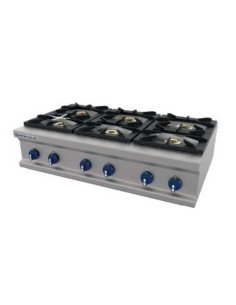 COCINA REPAGAS 6 FUEGOS SOBREMESA (FONDO 750)