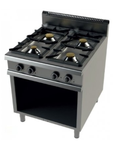 COCINA JUNEX 4 FUEGOS + BASE