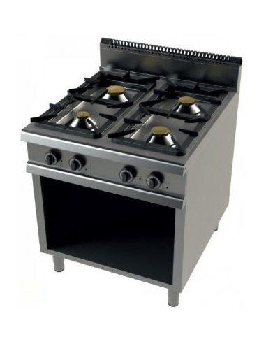COCINA JUNEX 4 FUEGOS + BASE