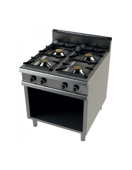 COCINA JUNEX 4 FUEGOS + BASE