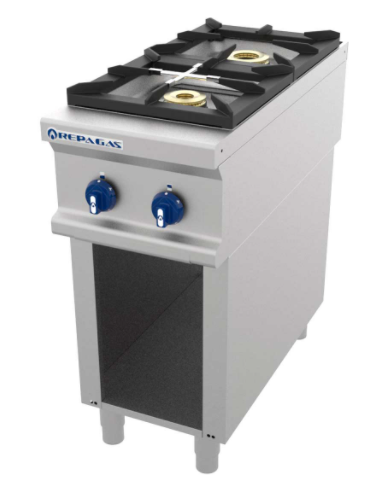 COCINA REPAGAS 2 FUEGOS + BASE