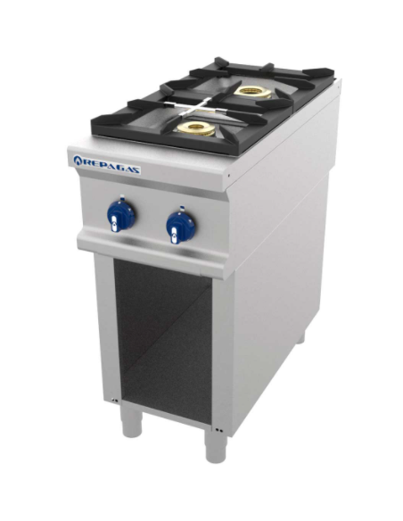 COCINA REPAGAS 2 FUEGOS + BASE