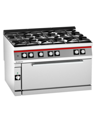 COCINA ANGELO PO 6 FUEGOS + HORNO MAXI