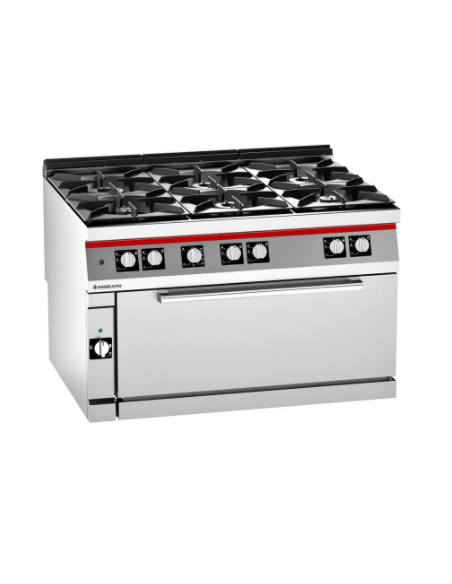 COCINA ANGELO PO 6 FUEGOS + HORNO MAXI