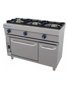 COCINA REPAGAS 3 FUEGOS CON HORNO - GAS