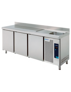 MESA FRIA CON FREGADERO 2 m MPSF200